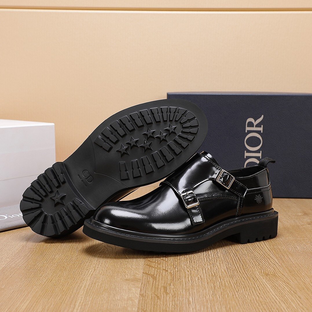 Dior Leather Shoes man 001